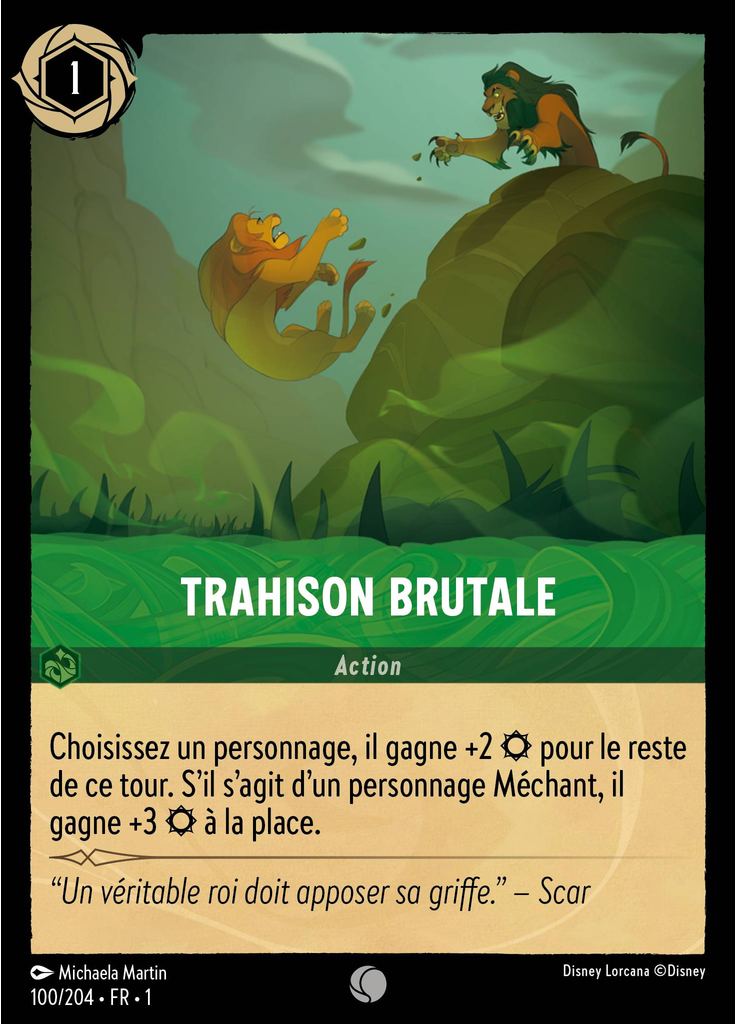 Trahison brutale