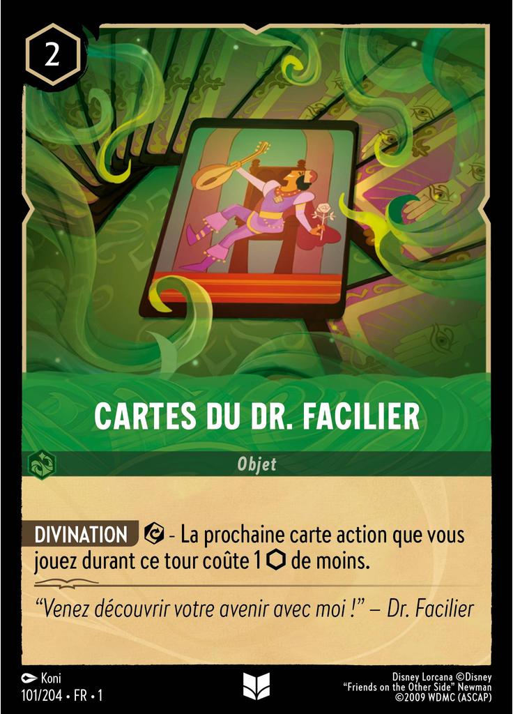 Cartes du Dr. Facilier