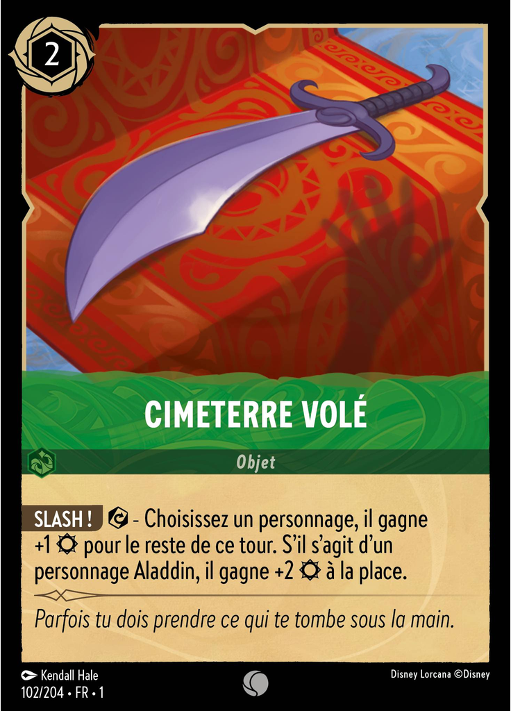 Cimeterre volé
