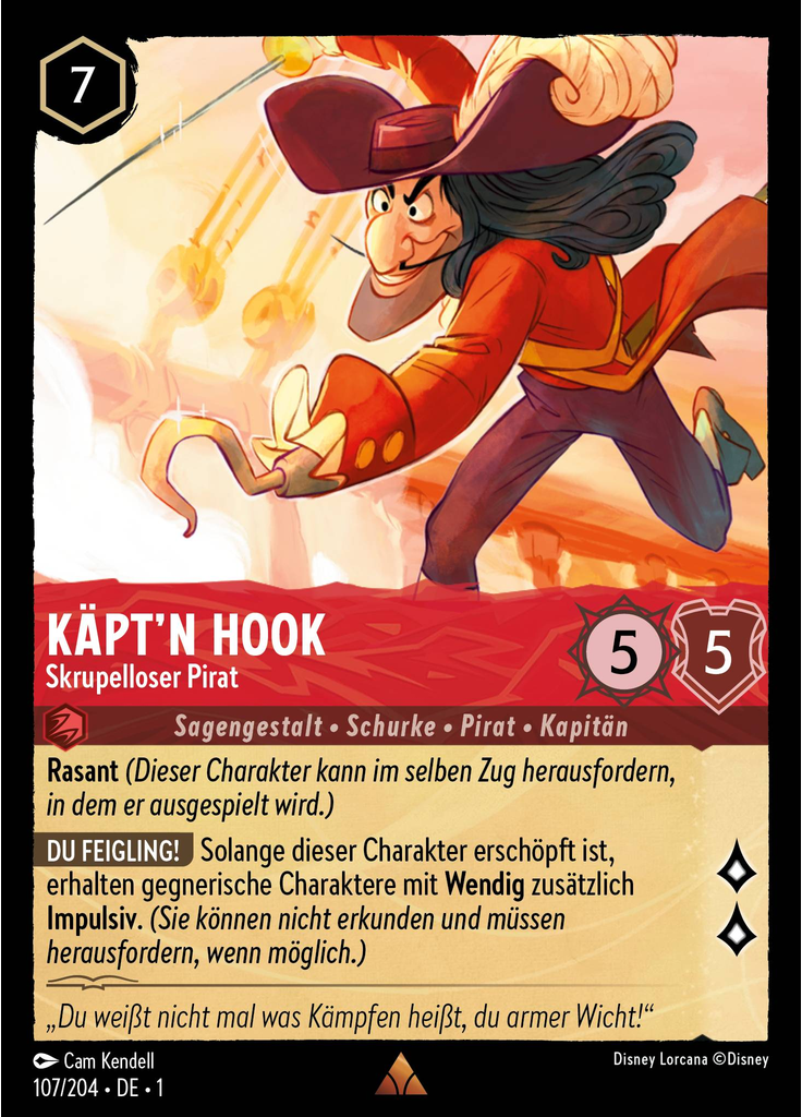 Käpt'n Hook - Skrupelloser Pirat