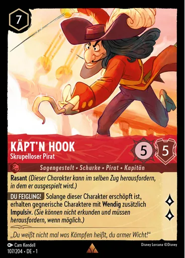 Käpt'n Hook - Skrupelloser Pirat