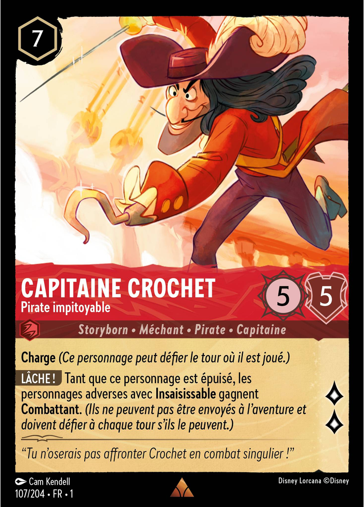 Capitaine Crochet - Pirate impitoyable