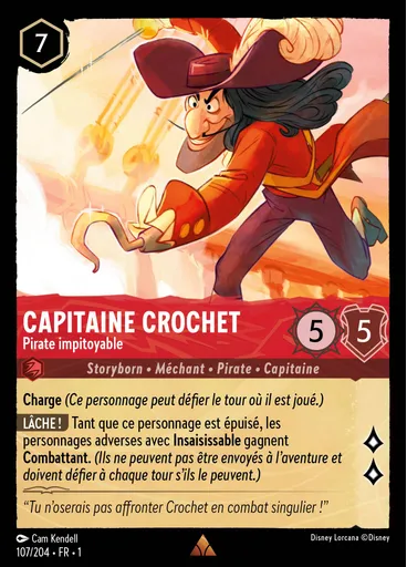 Capitaine Crochet - Pirate impitoyable