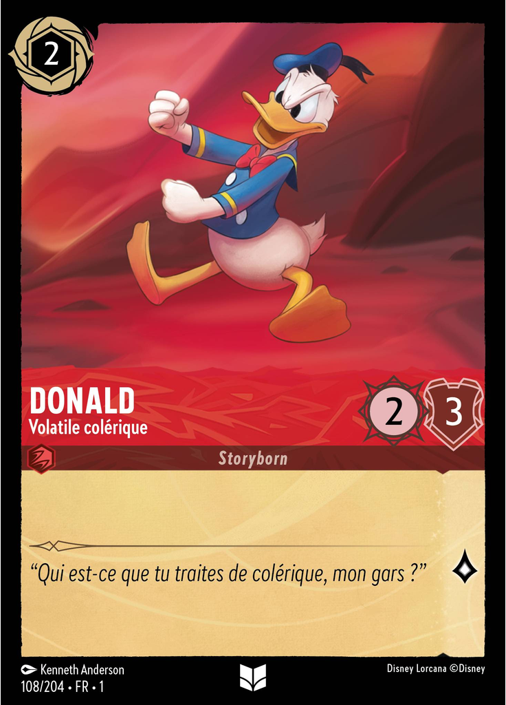 Donald - Volatile colérique