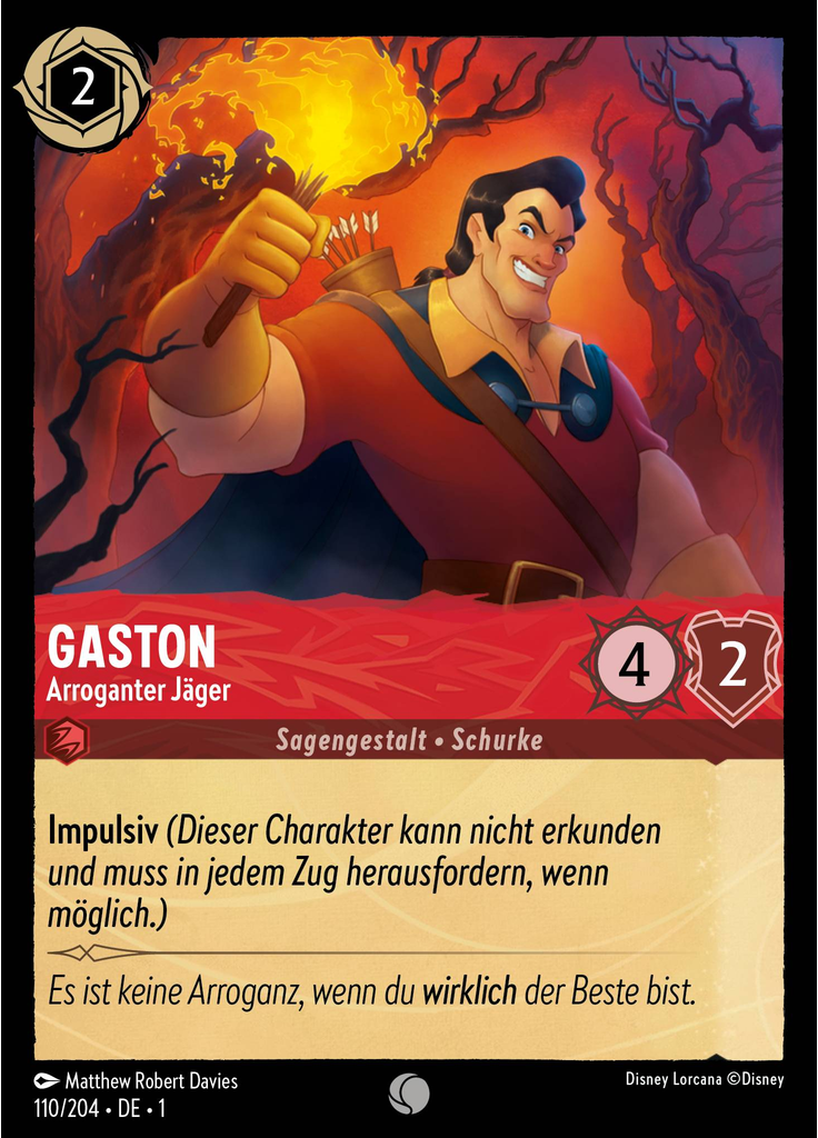 Gaston - Arroganter Jäger
