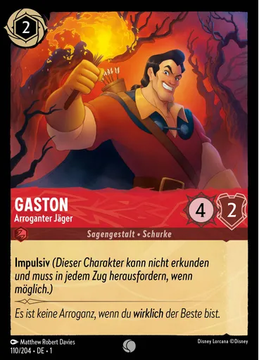 Gaston - Arroganter Jäger