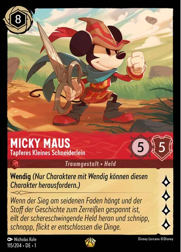 Micky Maus - Tapferes Kleines Schneiderlein