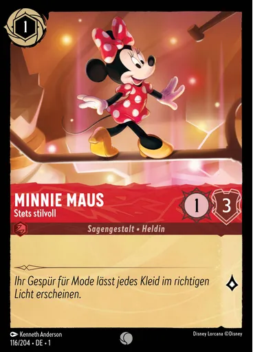 Minnie Maus - Stets stilvoll