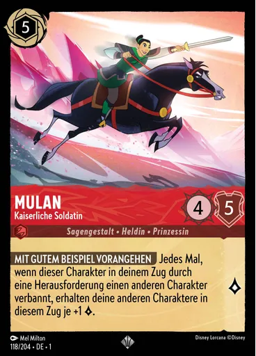 Mulan - Kaiserliche Soldatin