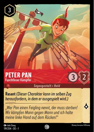 Peter Pan - Furchtloser Kämpfer