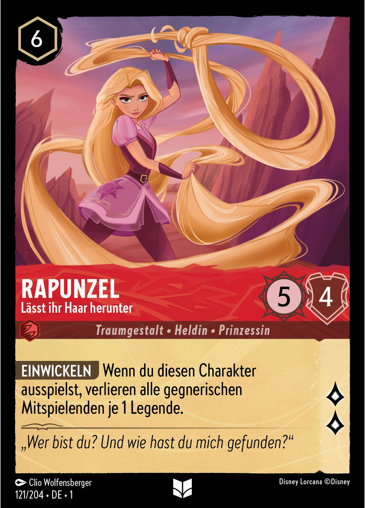 Rapunzel - Lässt ihr Haar herunter