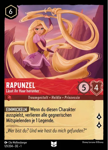 Rapunzel - Lässt ihr Haar herunter