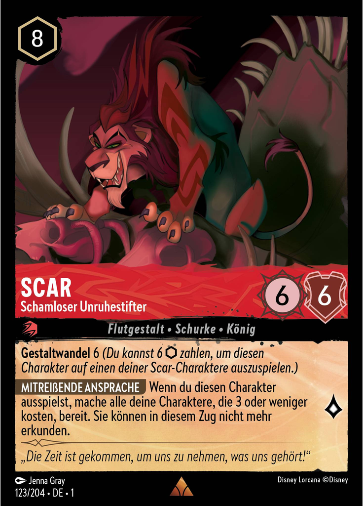 Scar - Schamloser Unruhestifter