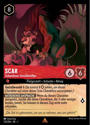 Scar - Schamloser Unruhestifter