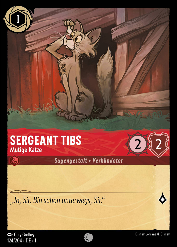 Sergeant Tibs - Mutige Katze