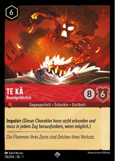 Te Kā - Brandgefährlich