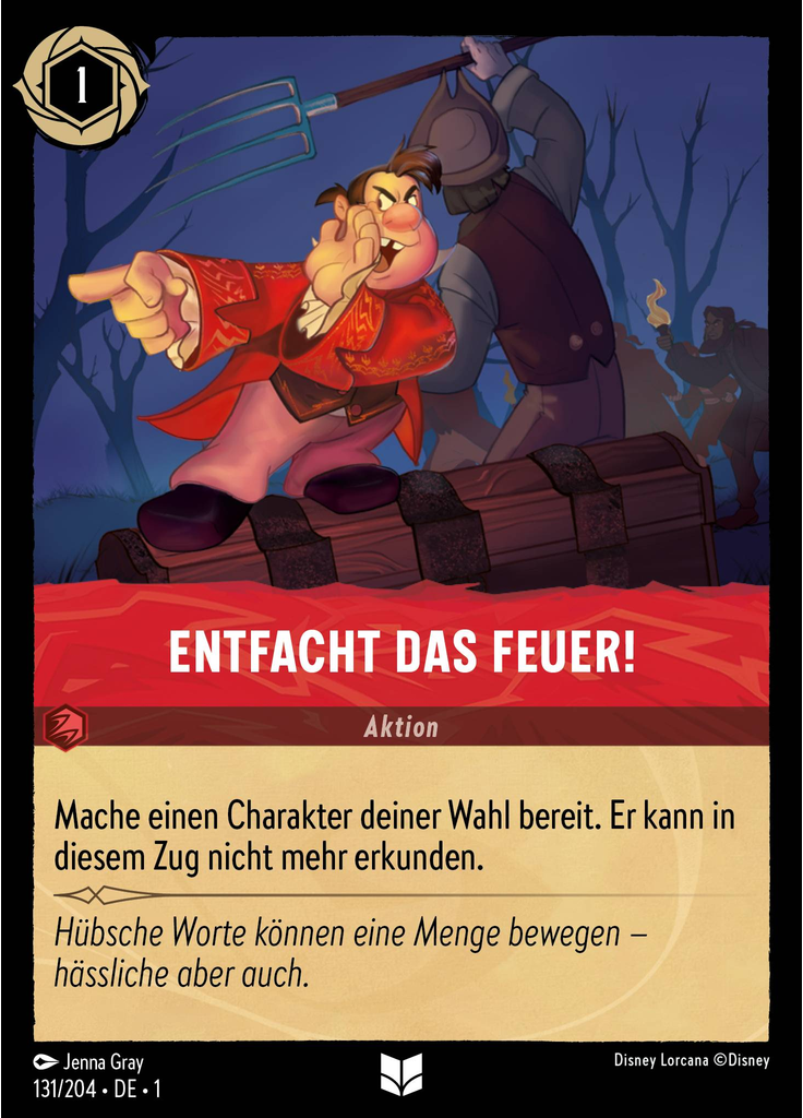Entfacht das Feuer!
