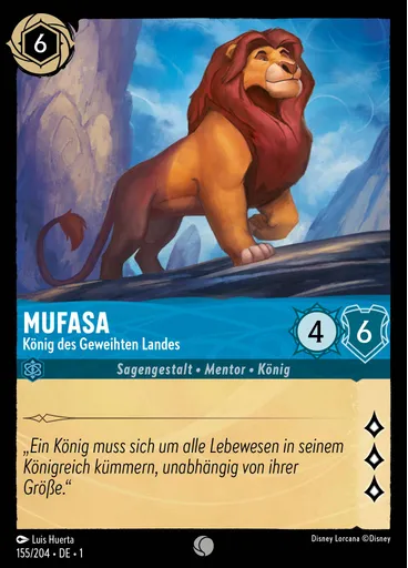Mufasa - König des Geweihten Landes