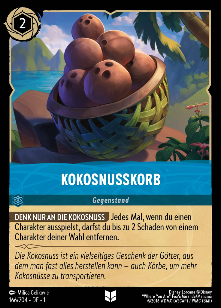 Kokosnusskorb
