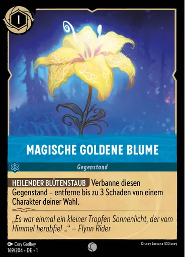Magische Goldene Blume