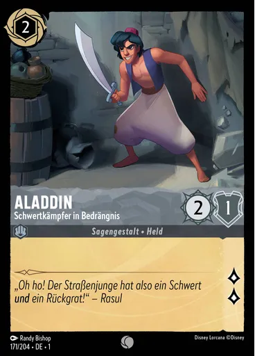 Aladdin - Schwertkämpfer in Bedrängnis