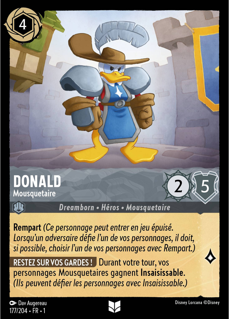 Donald - Mousquetaire