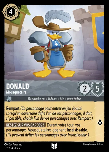 Donald - Mousquetaire