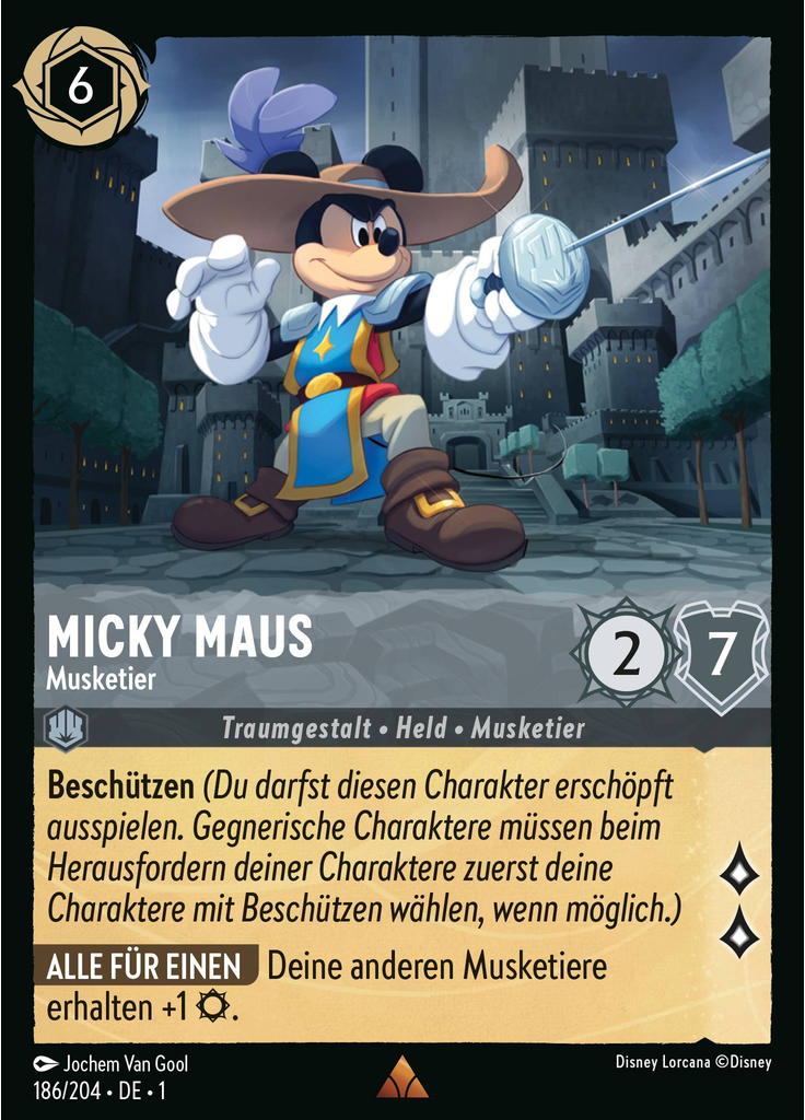 Micky Maus - Musketier