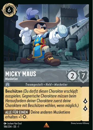 Micky Maus - Musketier