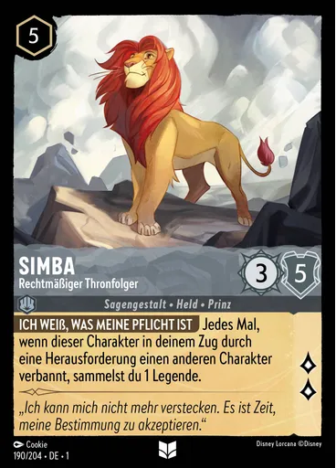 Simba - Rechtmäßiger Thronfolger