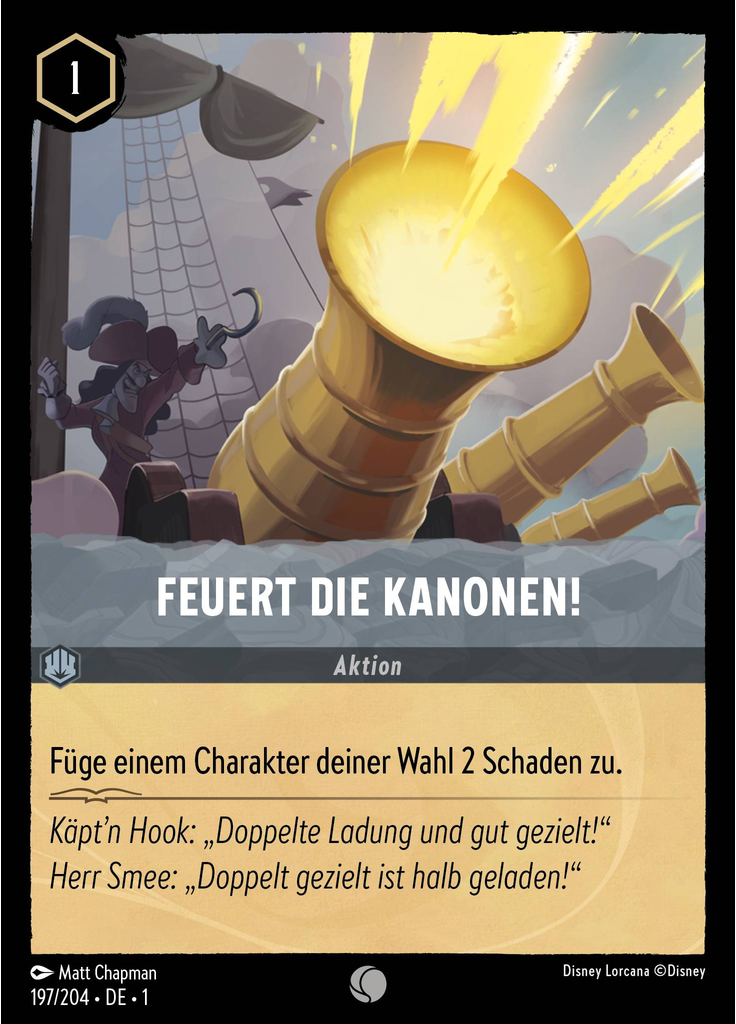 Feuert die Kanonen!