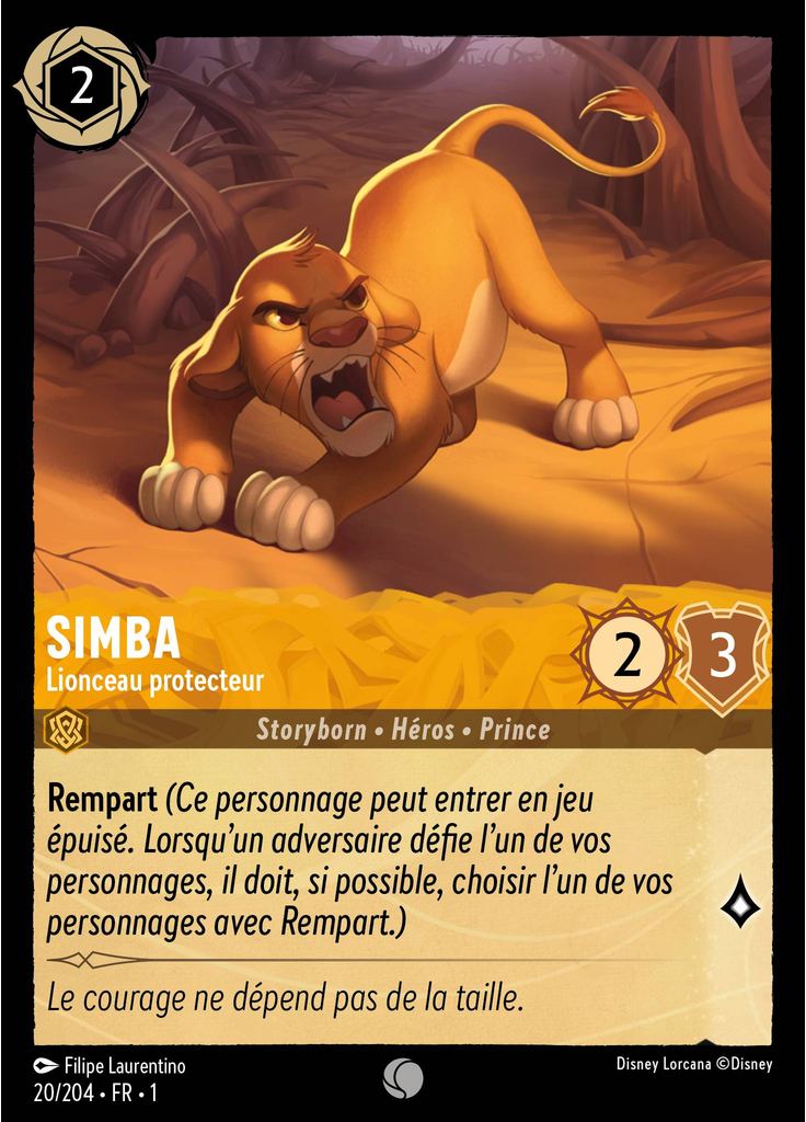 Simba - Lionceau protecteur