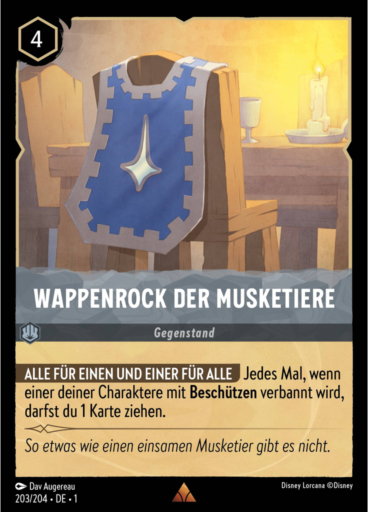 Wappenrock der Musketiere