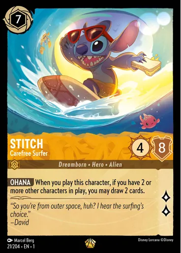 Stitch - Carefree Surfer