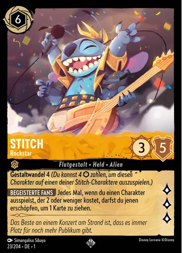 Stitch - Rockstar