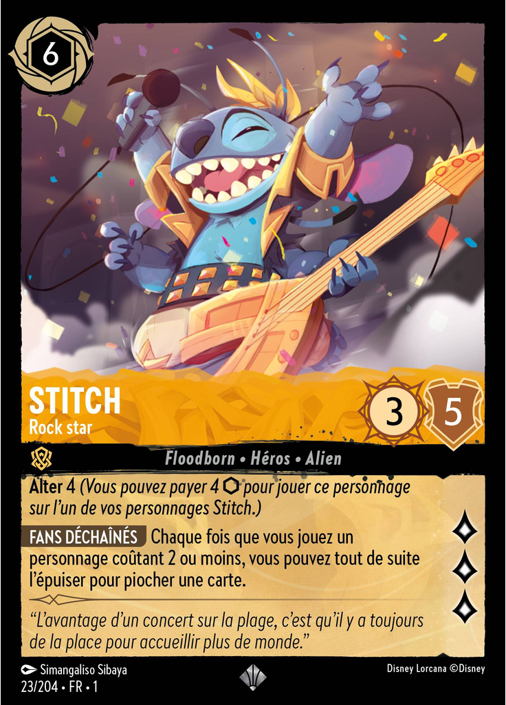 Stitch - Rock star