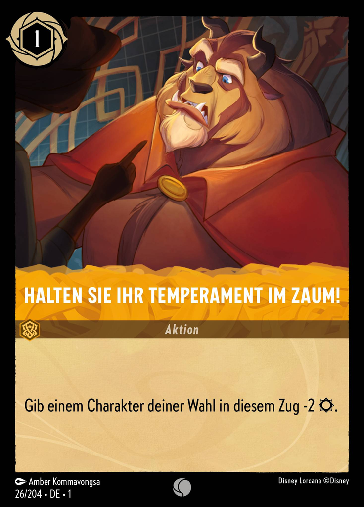 Halten Sie ihr Temperament im Zaum!