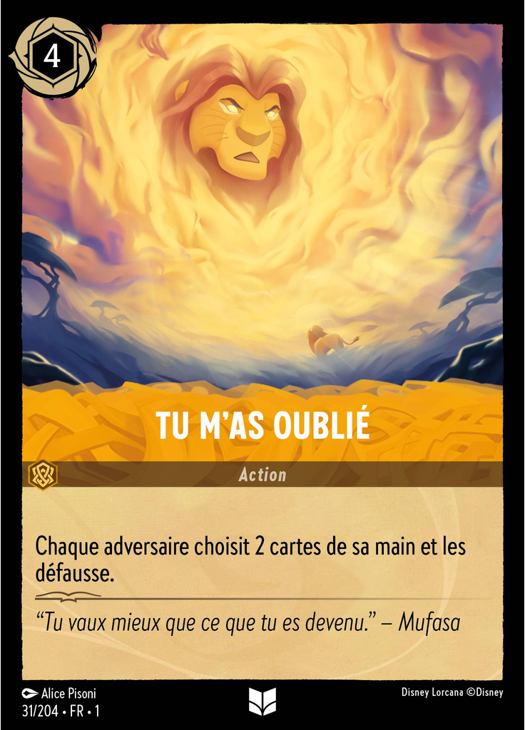 Tu m'as oublié