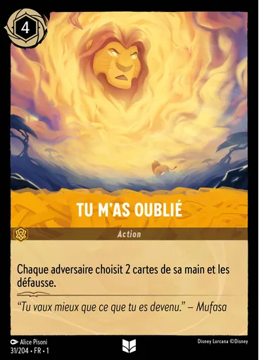 Tu m'as oublié