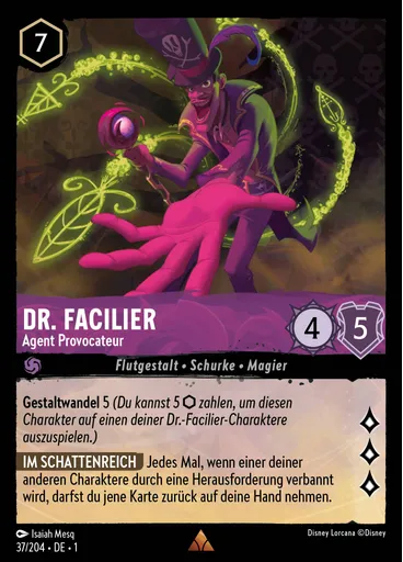 Dr. Facilier - Agent Provocateur
