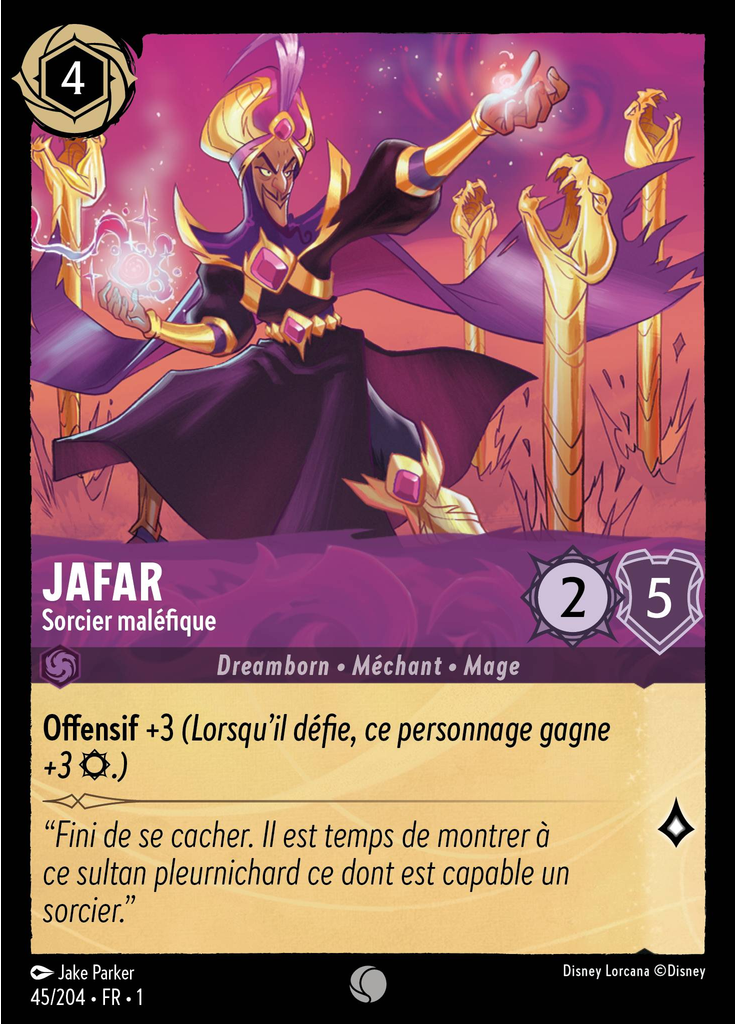 Jafar - Sorcier maléfique