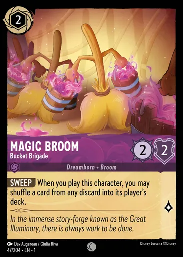 Magic Broom - Bucket Brigade