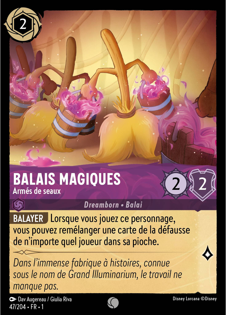 Balais magiques - Armés de seaux