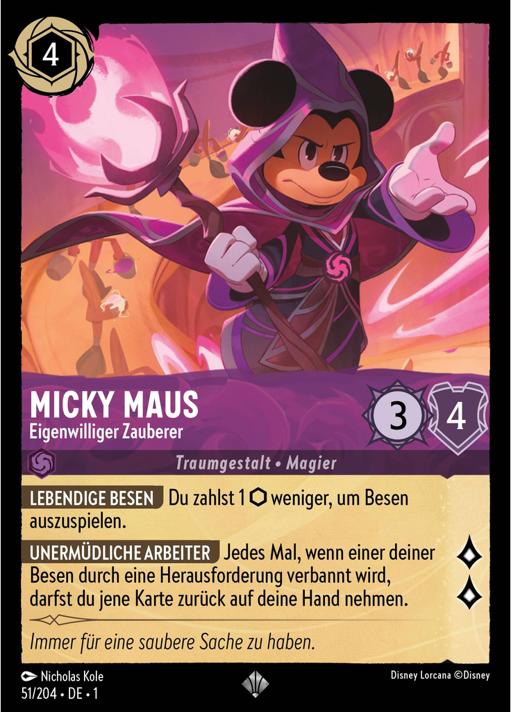 Micky Maus - Eigenwilliger Zauberer