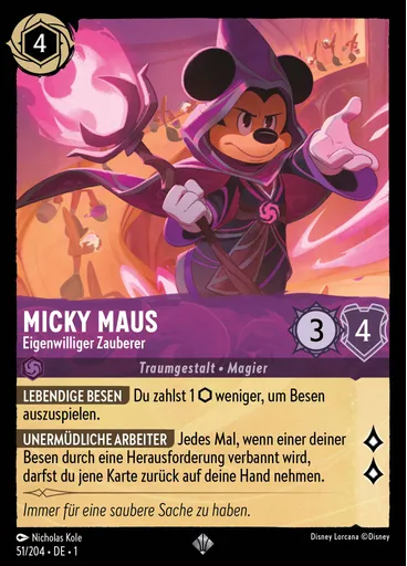 Micky Maus - Eigenwilliger Zauberer