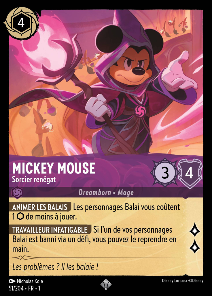 Mickey Mouse - Sorcier renégat