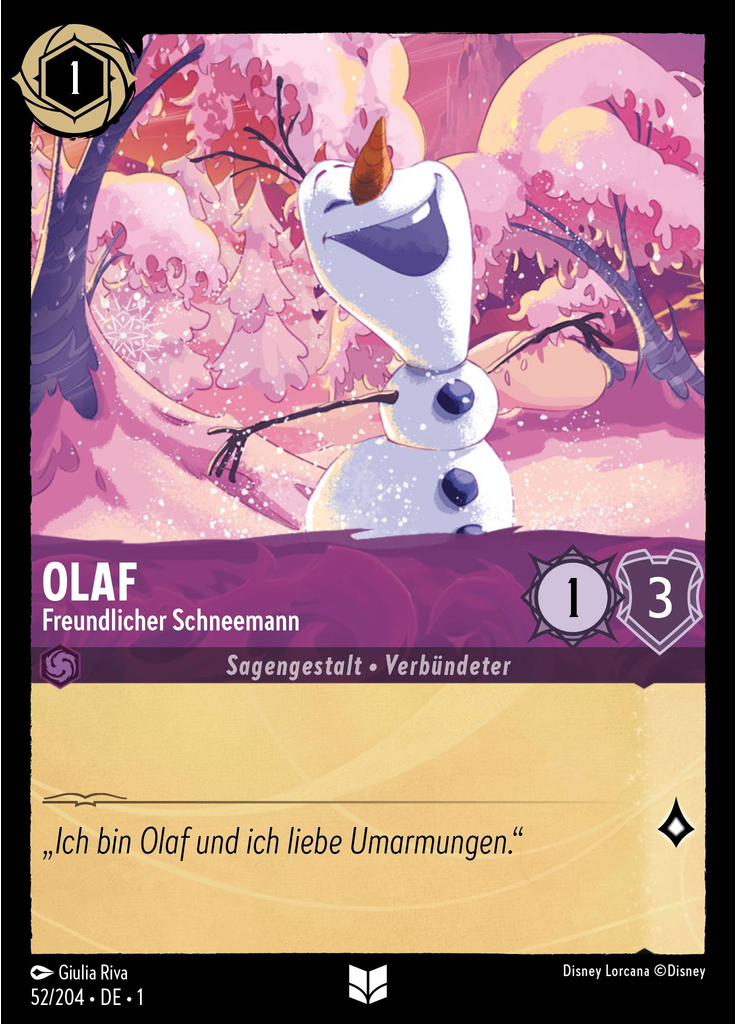 Olaf - Freundlicher Schneemann