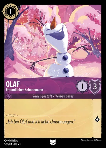 Olaf - Freundlicher Schneemann