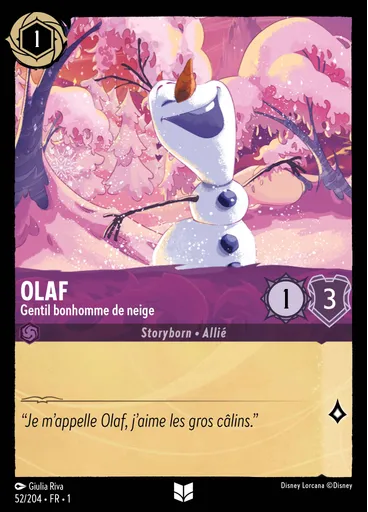 Olaf - Gentil bonhomme de neige