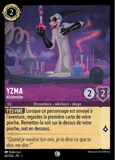 Yzma - Alchimiste
